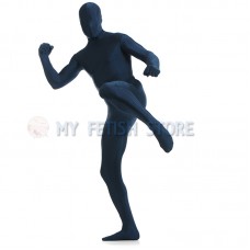 Full Body navy blue Lycra Spandex Bodysuit Solid Color Zentai  suit Halloween Fancy Dress Costume 